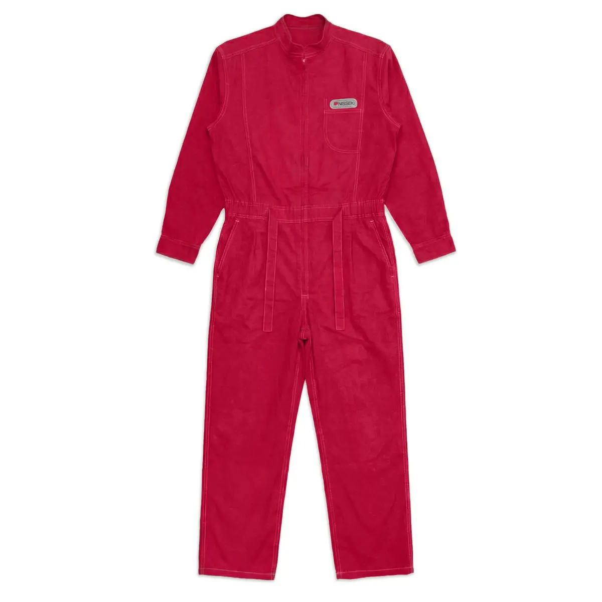 Retro Jdm Japan Nisseki Dash Racer 100 Mechanic Coveralls Tsunagi Red 1
