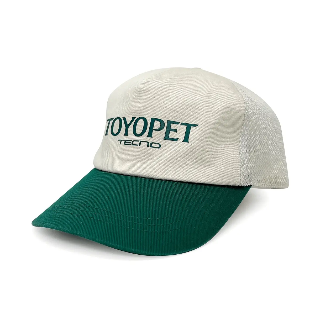 Retro Jdm Japan Toyota Toyopet Tecno Mechanics Summer Mesh Hat Cap Green 1