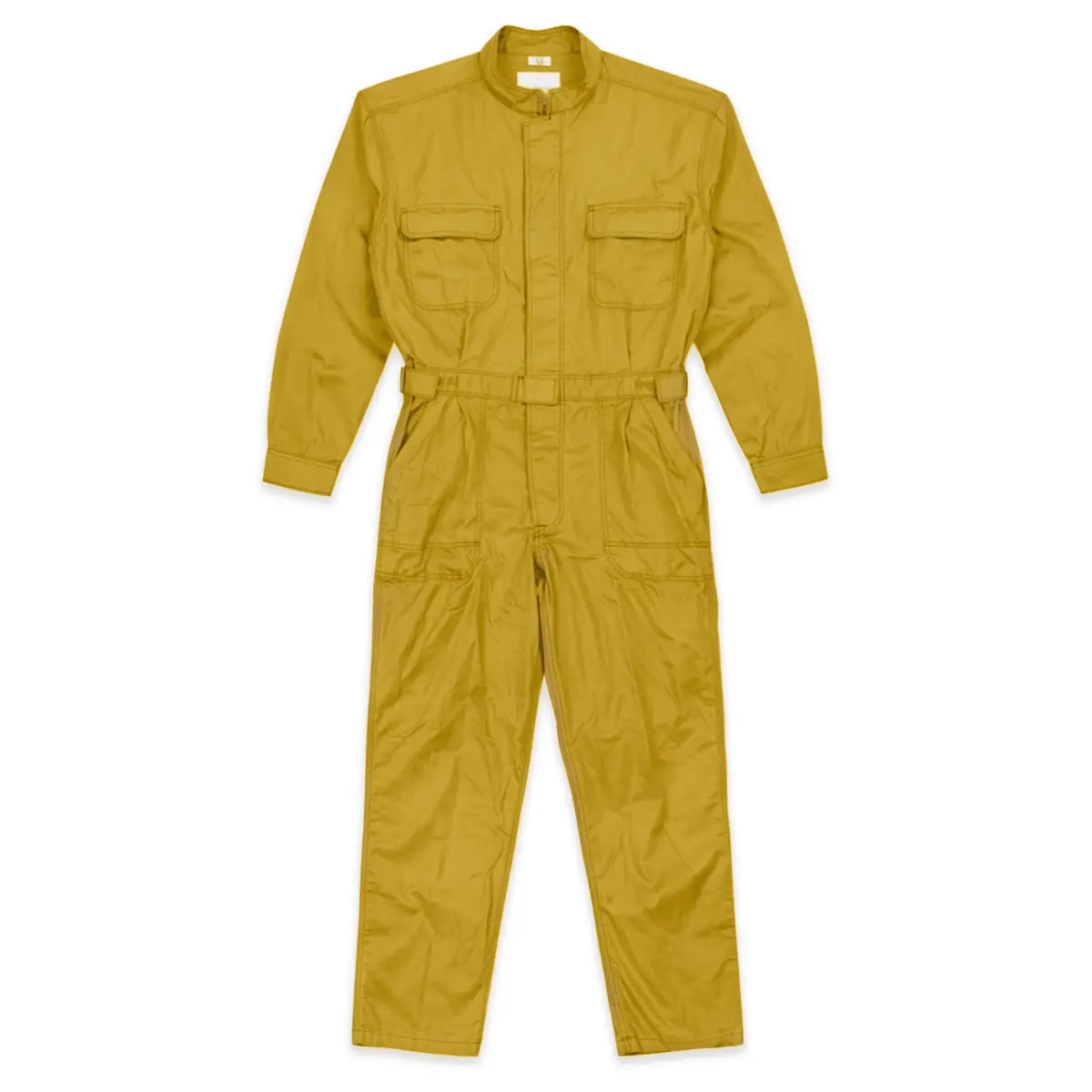 Retro Jdm Toyota Automotive Engineering College Summer Coveralls Tsunagi Brown 1