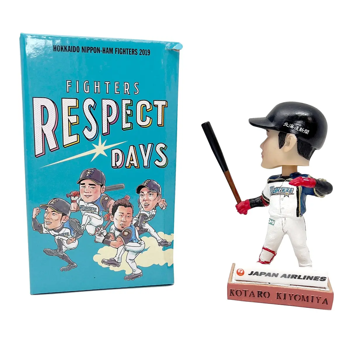 Retro Limited Japan Nippon Ham Fighters Kotaro Kiyomiya Bobblehead Batter 1