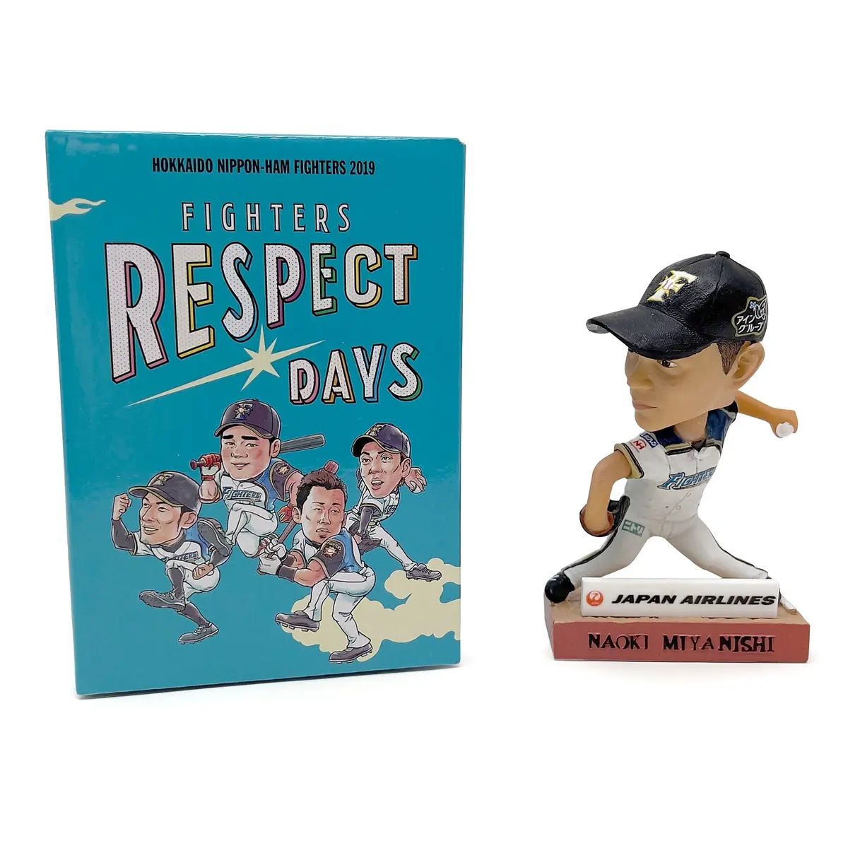 Retro Limited Japan Nippon Ham Fighters Naoki Miyanishi Bobblehead Pitcher 1