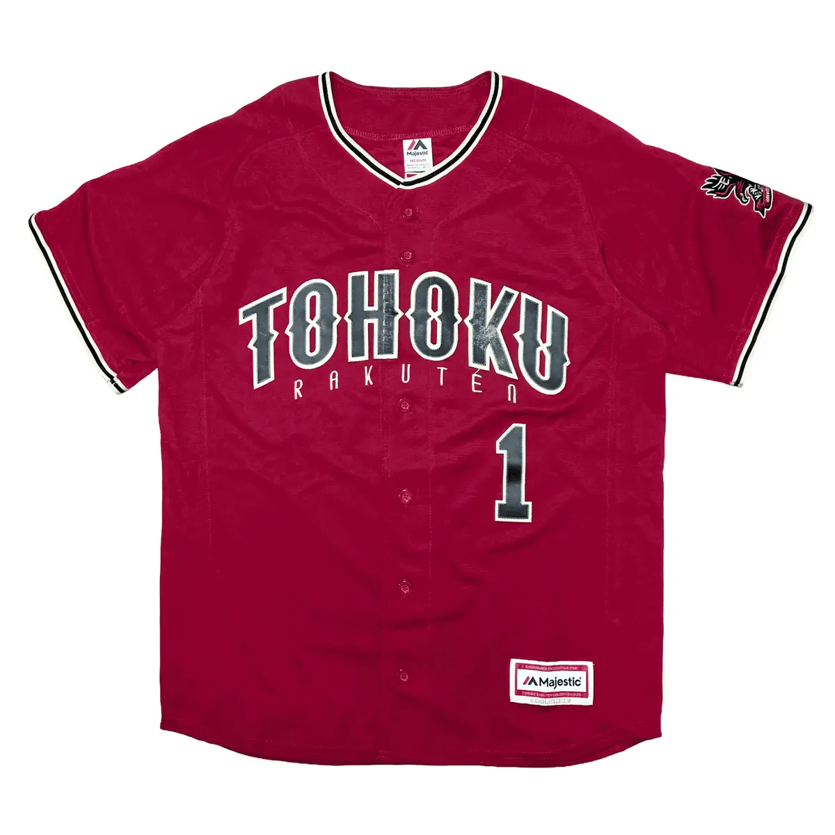 Retro Majestic Japan Baseball Tohoku Rakuten Eagles Yuki Matsui Knit Jersey 2017 1