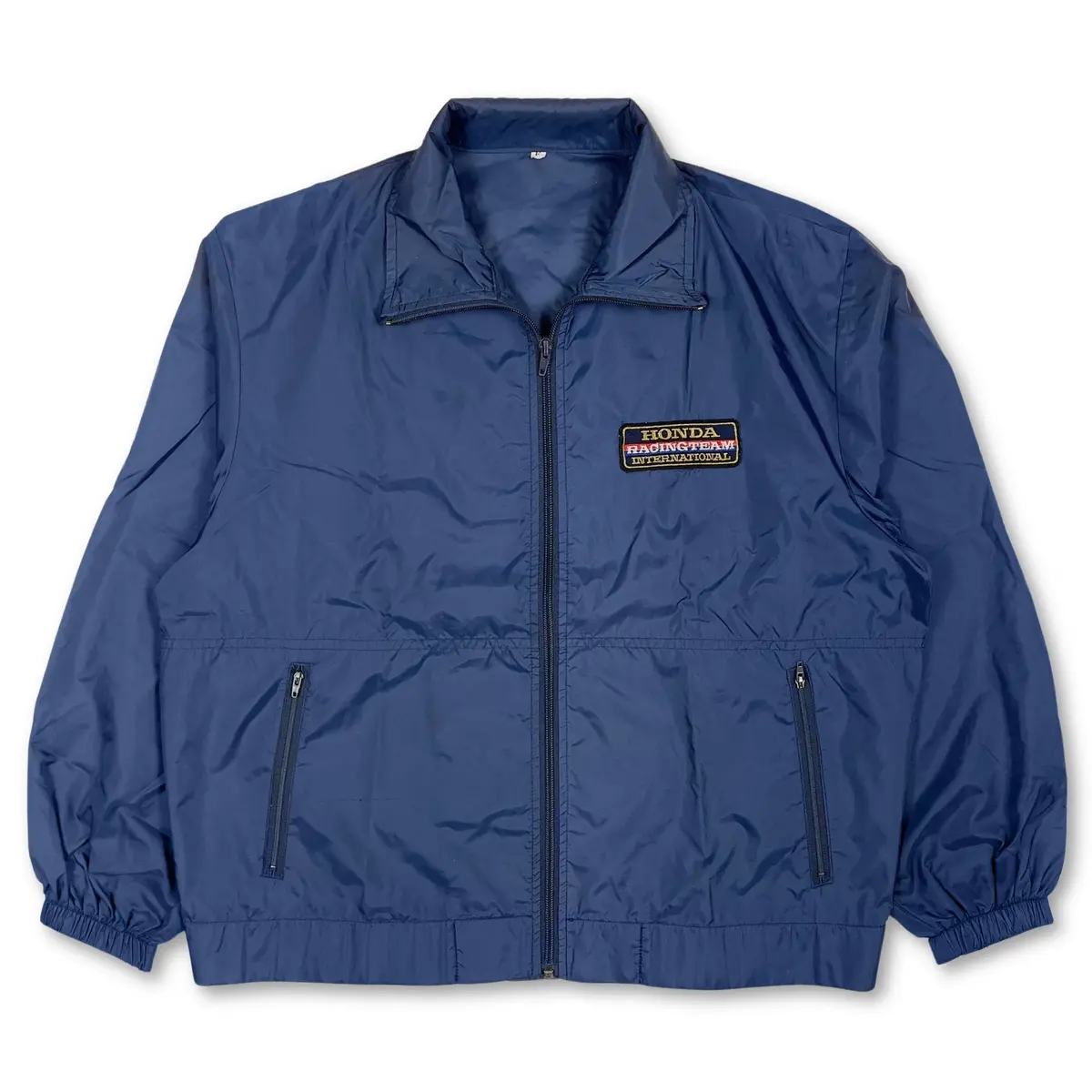 Retro Showa 1980S Jdm Japan Honda Racing Team Windbreaker Jacket Blue 1