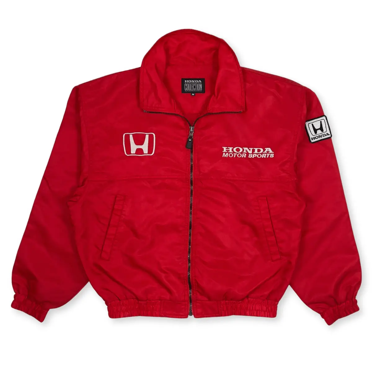 Retro Showa Era Jdm 1990S Honda Collection Motor Sports Racing Jacket Red 1