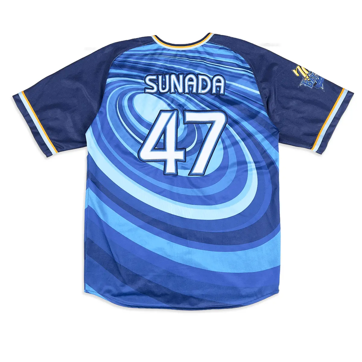 Retro Yokohama Dena Baystars Yoshiki Sunada Baseball 70Th Anniversary Jersey 1