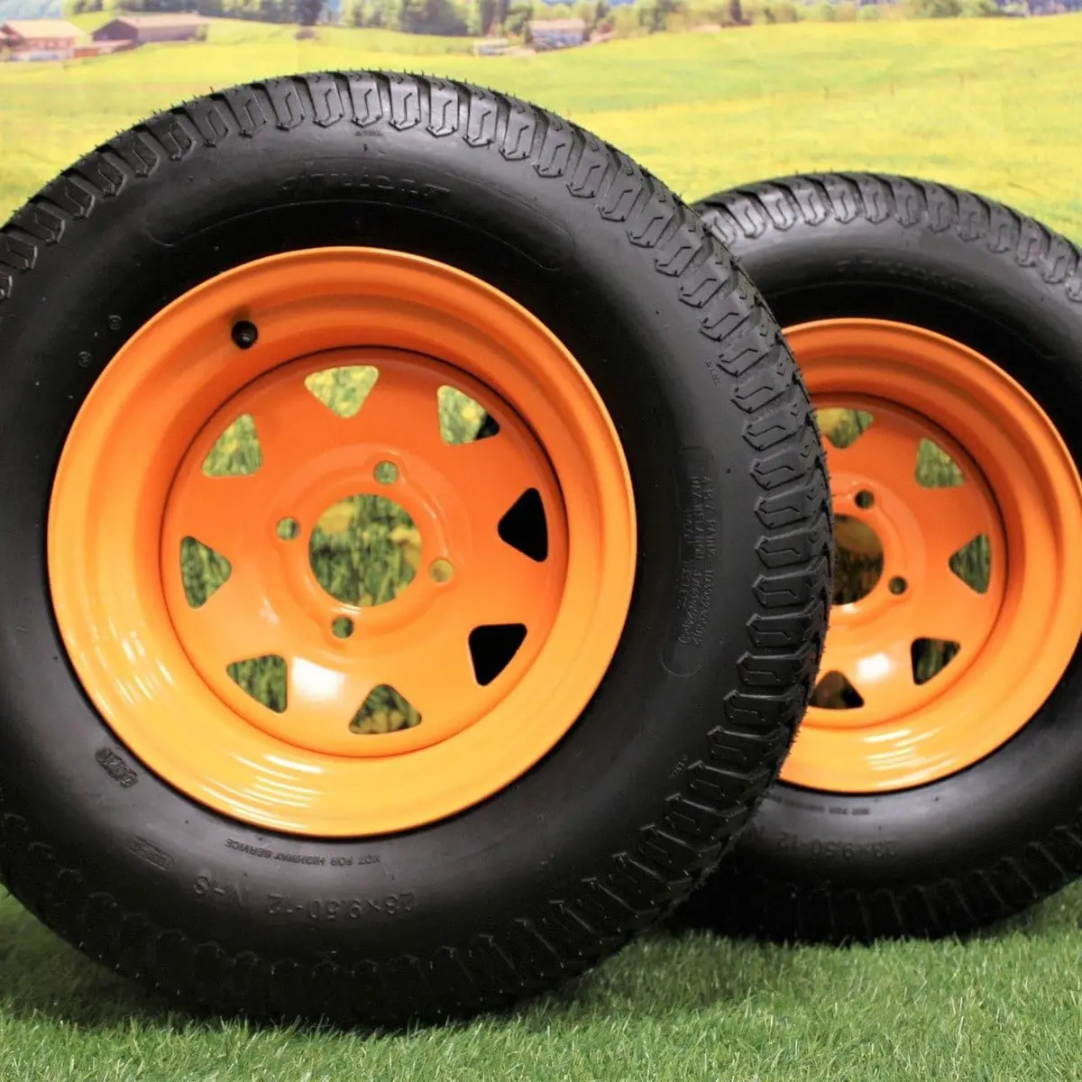 23X9.50-12 Scag Cougar Tiger Cub 48” Tire/Wheel Assemblies - Replaces 482044 481659 (Set Of Two) Atw-003 1