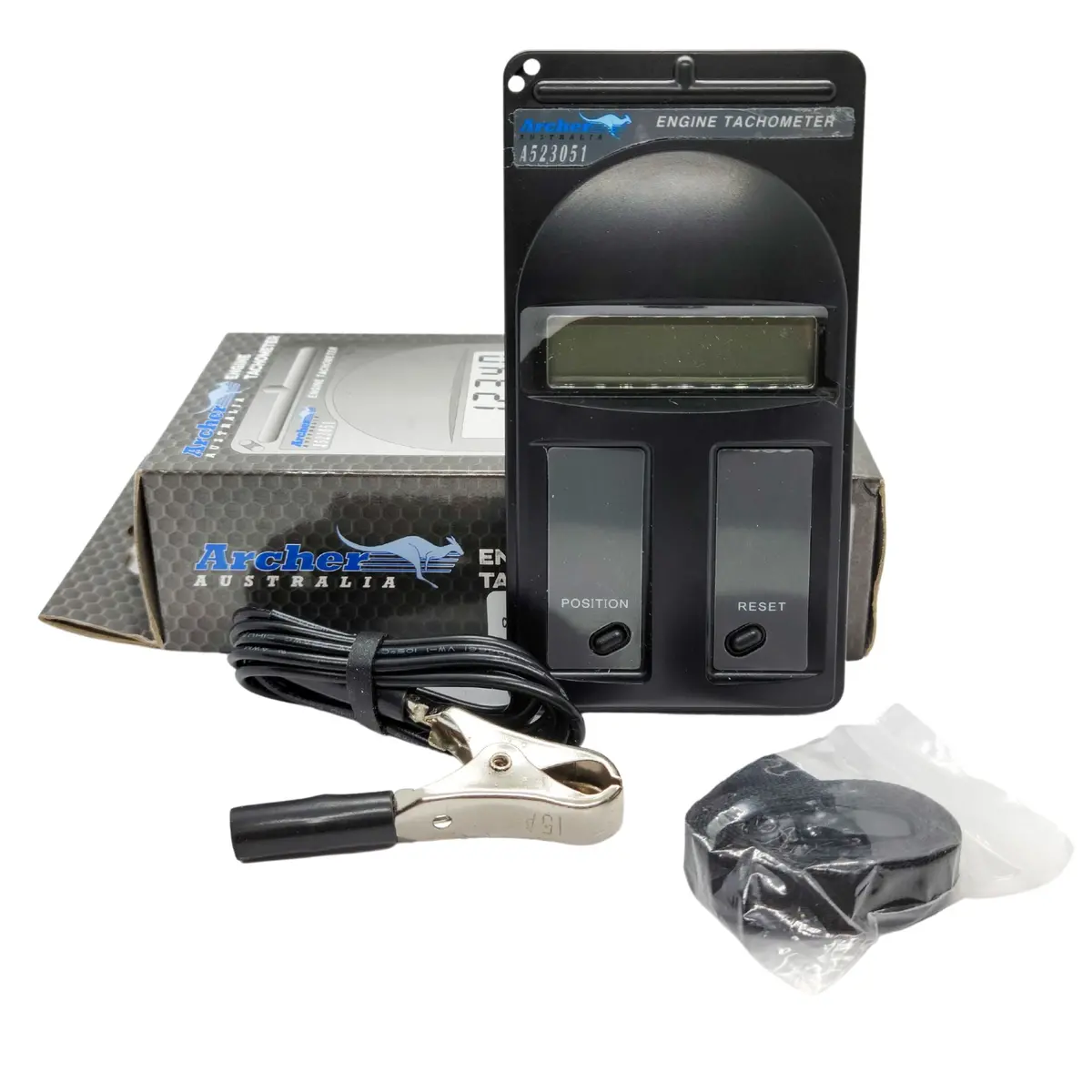 Wireless Digital Engine Tachometer 1, 2 & 4-Stroke 100-1900 Rpm 1