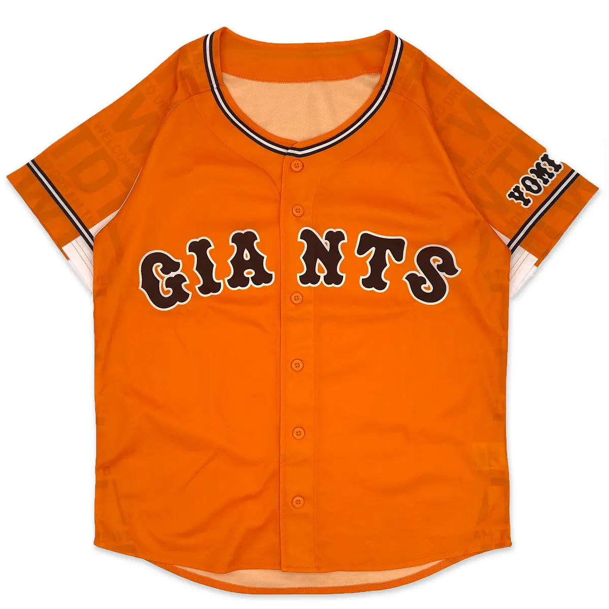 Japan Npb Tokyo Yomiuri Giants Welcome To Dream Time Baseball Jersey Orange 1