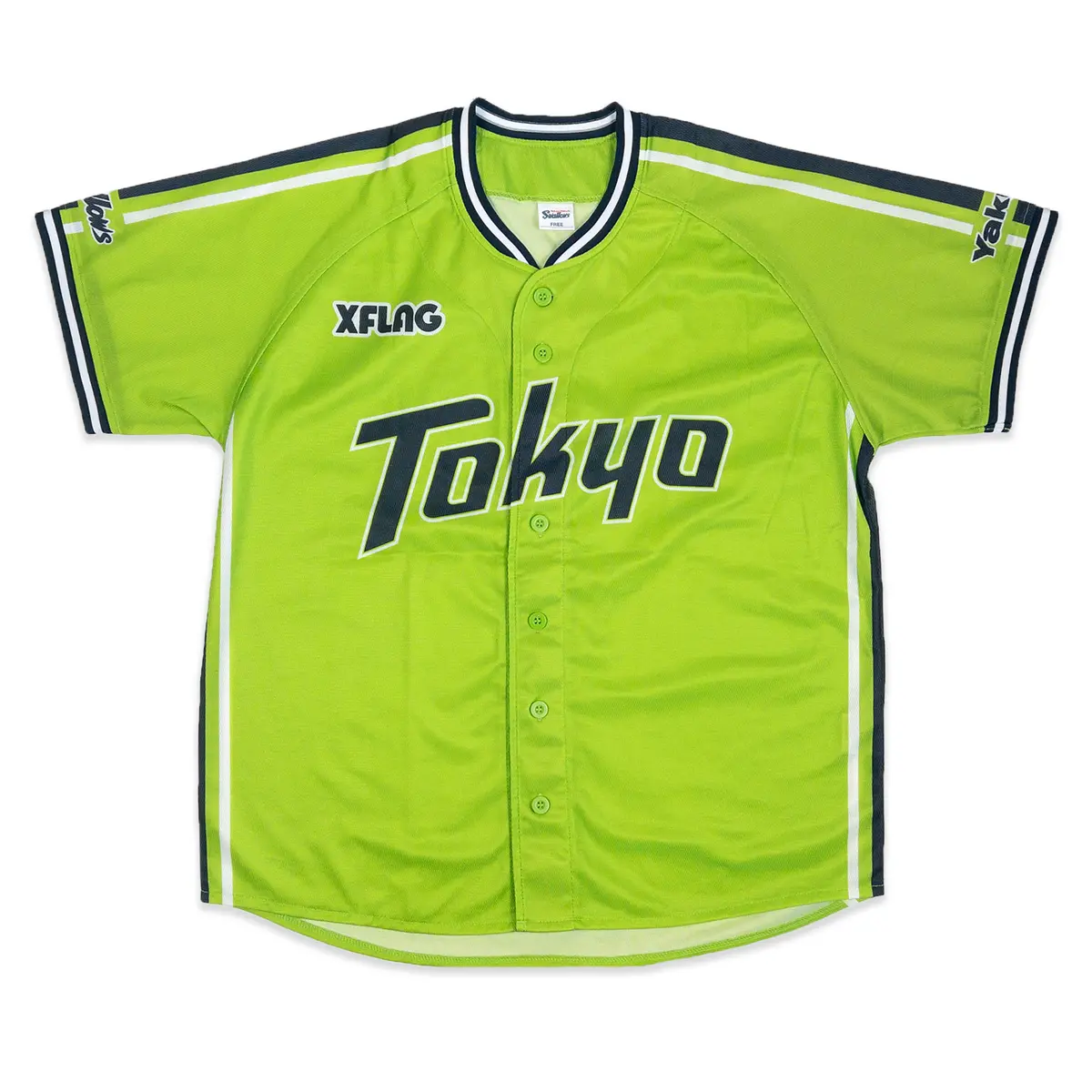 New Npb Tokyo Yakult Swallows Tsubama Power Xflag Baseball Jersey Green 2019 1