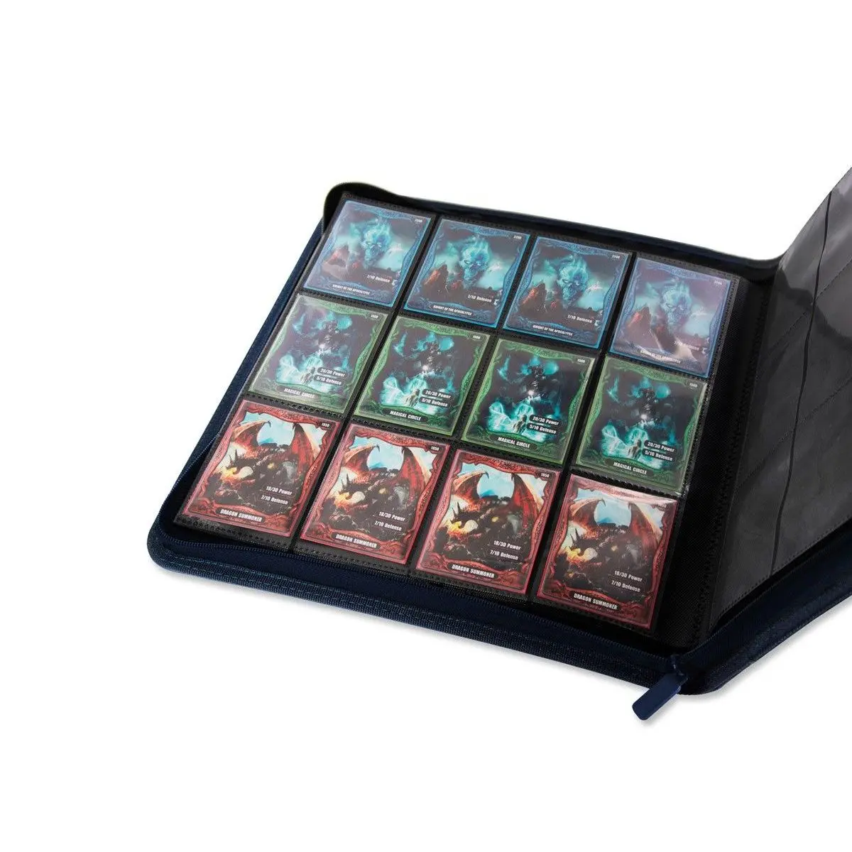 Ultimate Guard 12-Pocket Quadrow Zipfolio Xenoskin Dark Blue Folder 1