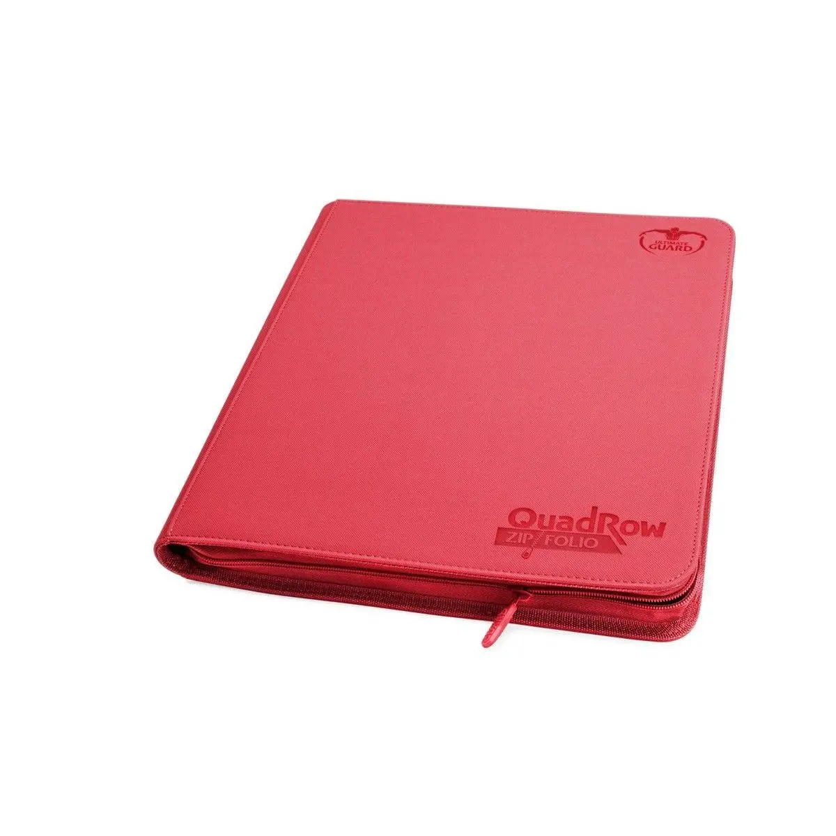 Ultimate Guard 12-Pocket Quadrow Zipfolio Xenoskin Red Folder 1