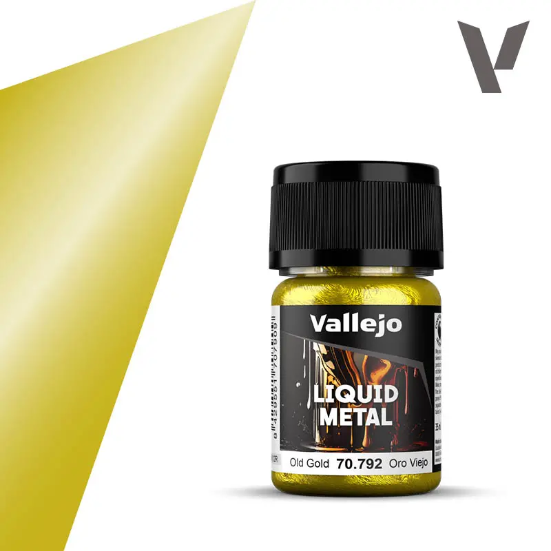 Vallejo Model Colour - Metallics - Old Gold 35Ml 1