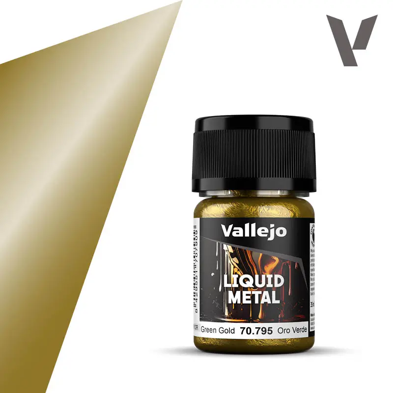 Vallejo Model Colour - Metallics - Green Gold 35Ml 1