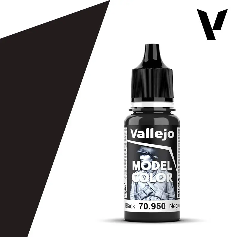 Vallejo Model Colour - 191  Black 18Ml 1