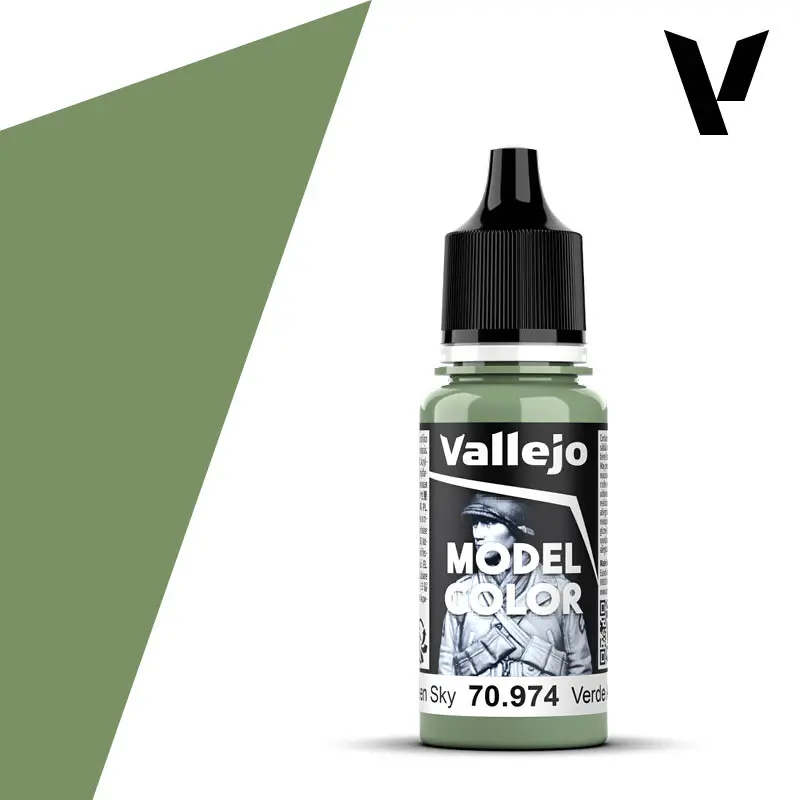 Vallejo Model Colour - 76 Green Sky 18Ml 1