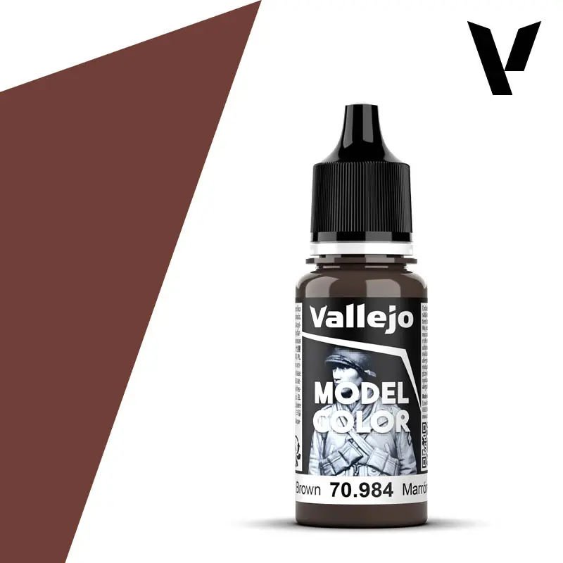 Vallejo Model Colour -155  Flat Brown 18Ml 1