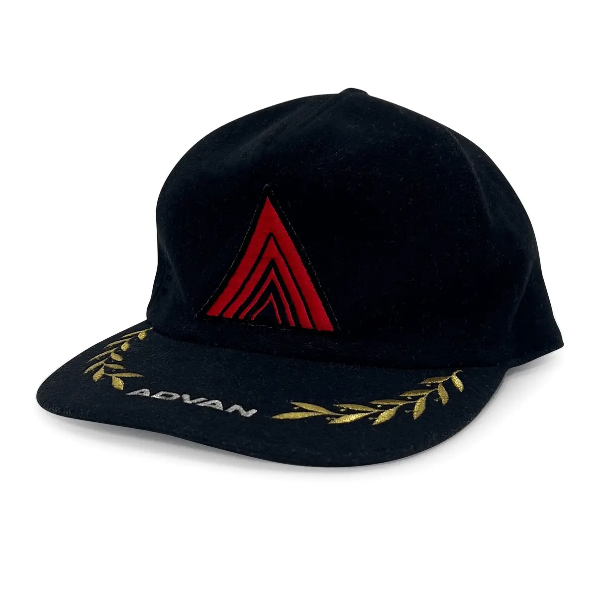 Vintage 1990S Jdm Japan Advan Yokohama Felt Victory Hat Cap Black 1