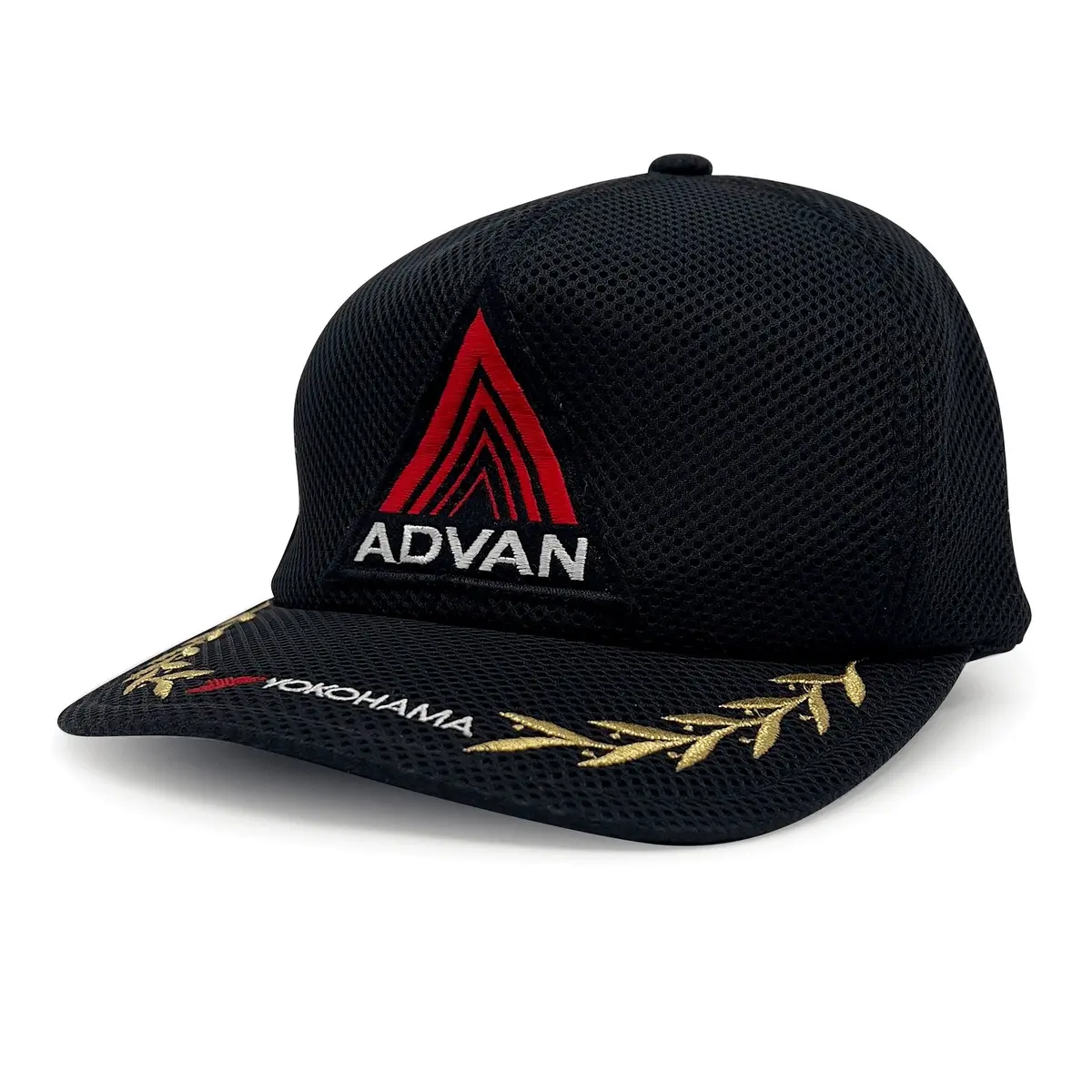 Vintage 1990S Jdm Japan Advan Yokohama Mesh Victory Hat Cap Black 1