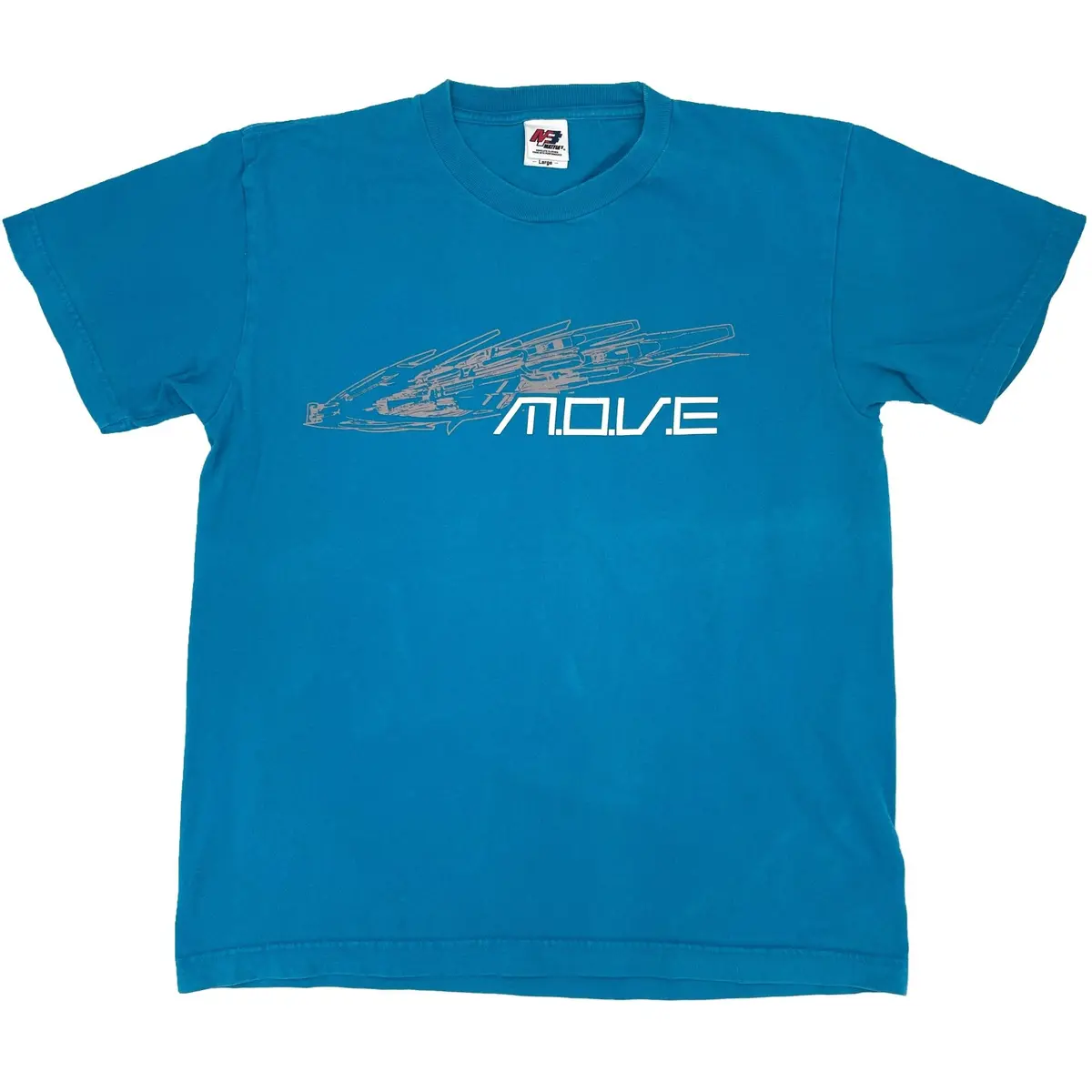 Vintage Deadstock Move Kazama Kei Office D1gp Drift Team T-Shirt 1
