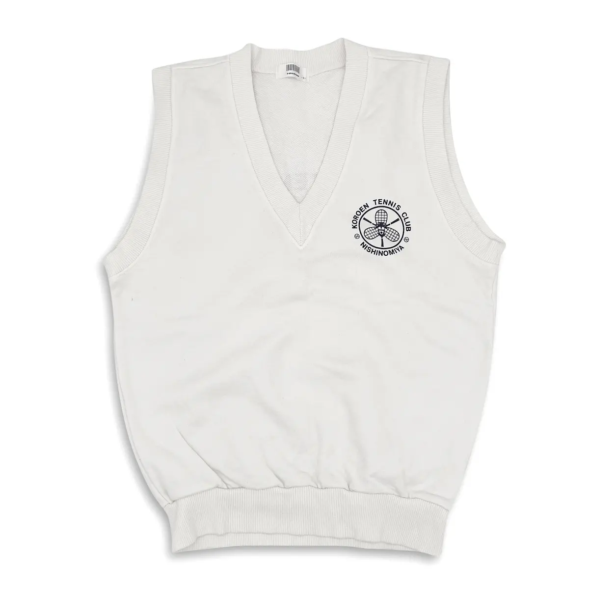 Vintage Dunlop Sports Kobe Japan Koroen Tennis Club Uniform Vest 1963 1