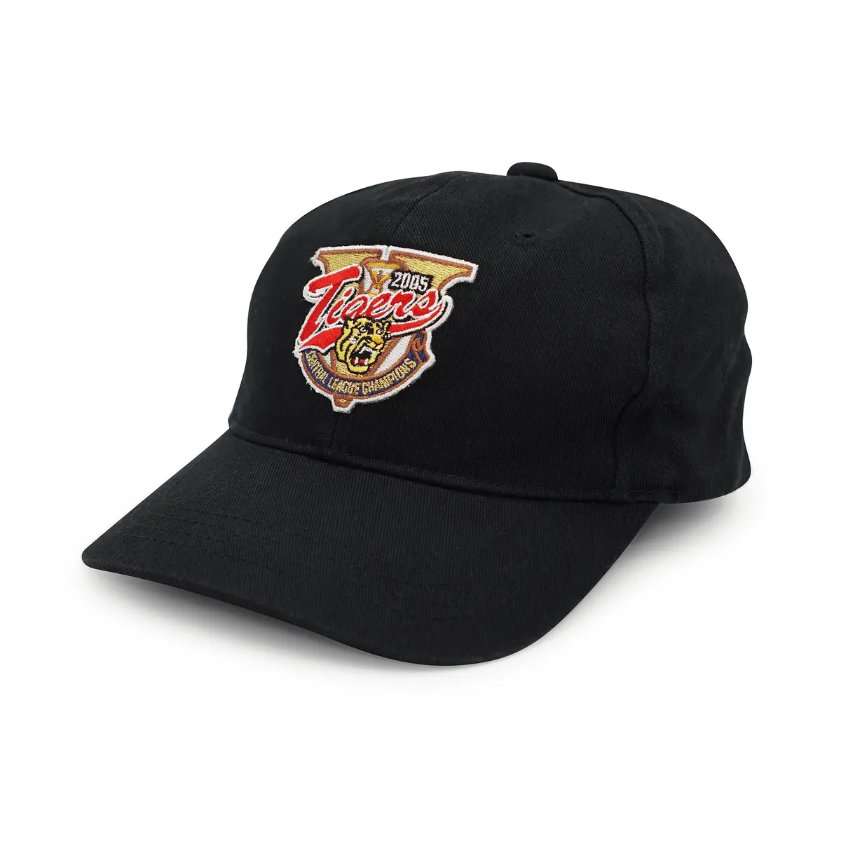 Vintage Japan Hanshin Tigers Baseball 2005 Central League Champs Hat Black 1