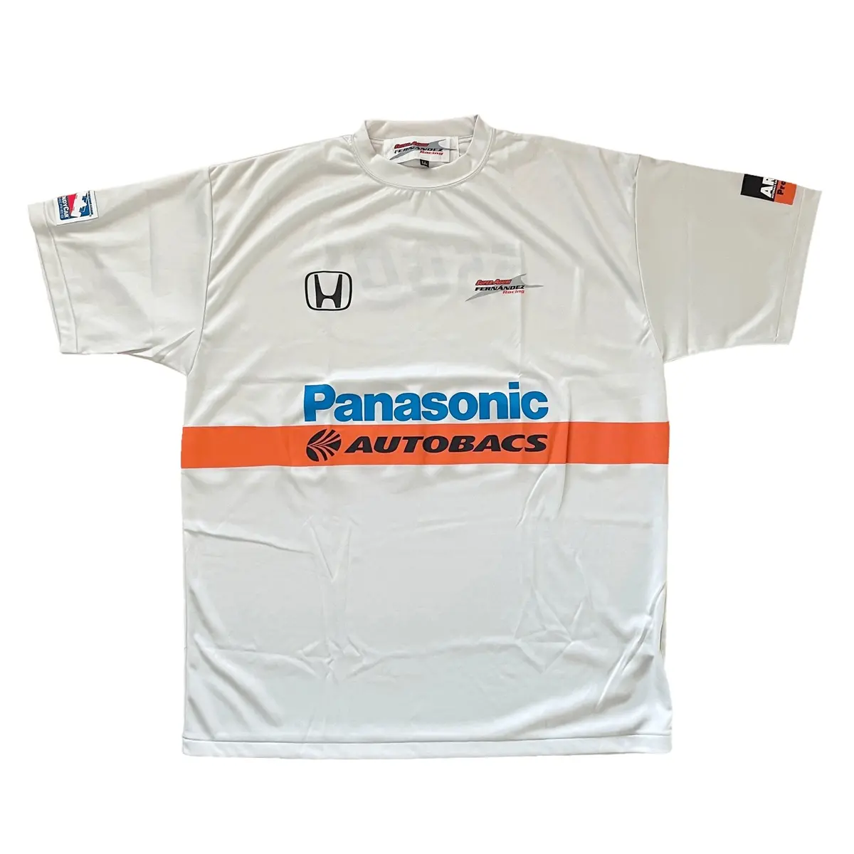 Vintage Japan Jdm Autobacs Arta Panasonic Honda 55 Go Indy Team Shirt 1