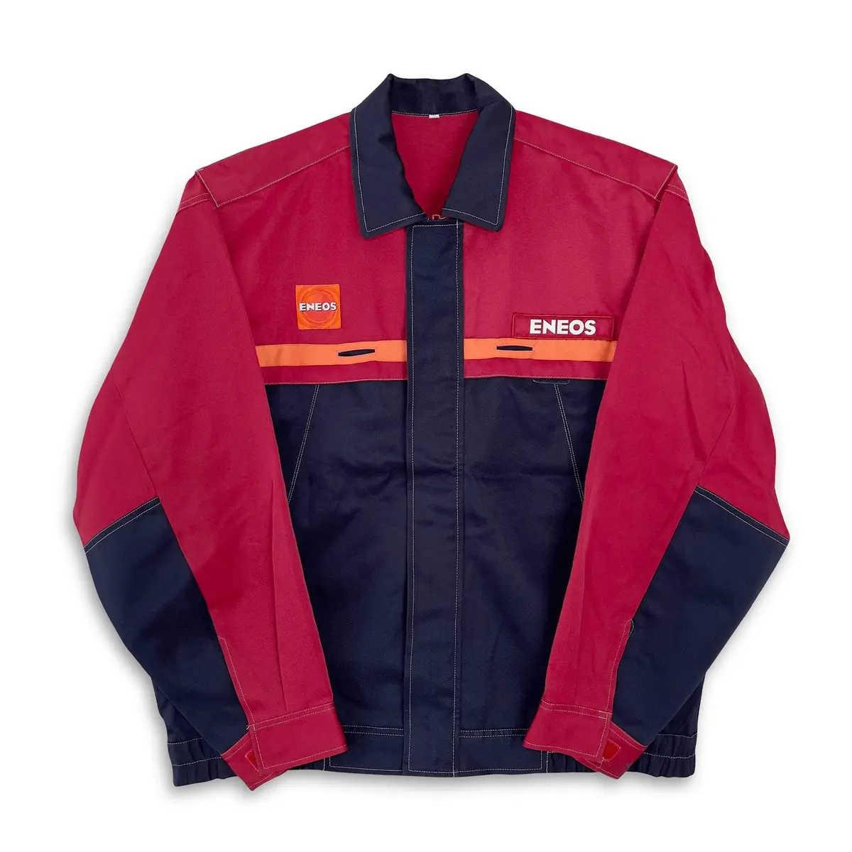 Vintage Jdm Japan Eneos Gas Station Heavy Duty Workwear Jacket 1