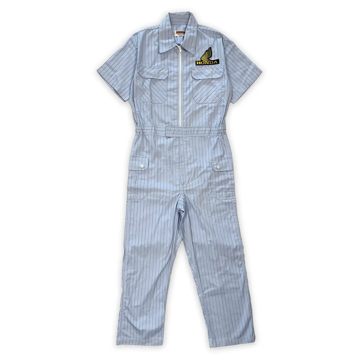 Vintage Jdm Japan Honda Racing Coveralls Tsunagi Coveralls Pit Crew Suite Blue 1