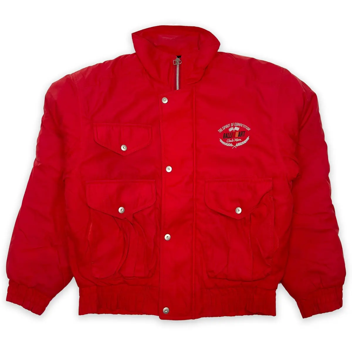 Vintage Jdm Japan Mitsubishi Ralliart Racing Club Man Team Jacket 1