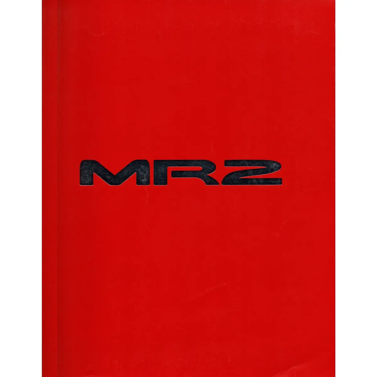 Vintage Jdm Japan Showa Toyota Mr2 Sw20 Catalog Bonus 1989 1