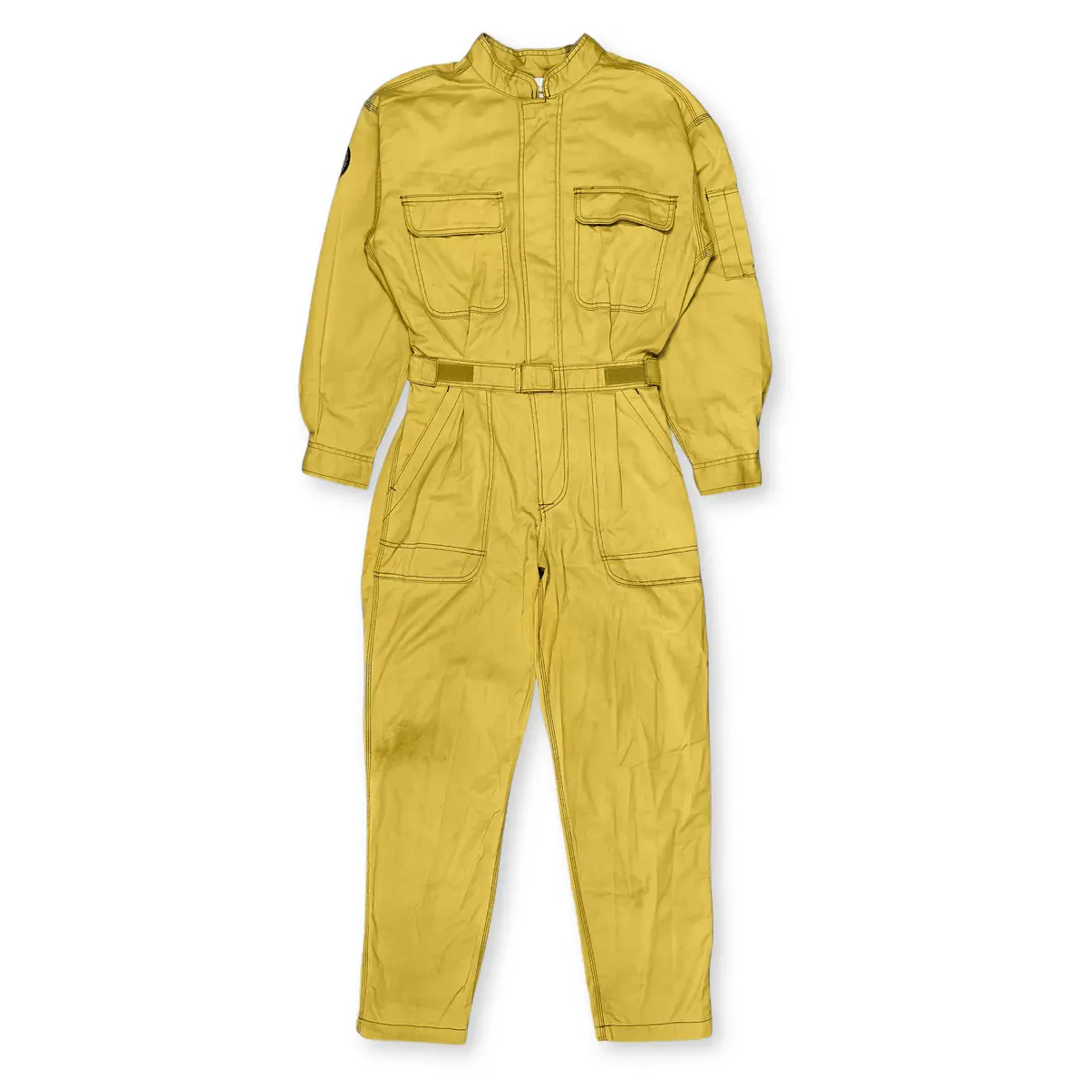 Vintage Jdm Japan Showa Toyota Summer Mechanic Coveralls Tsunagi Brown 1