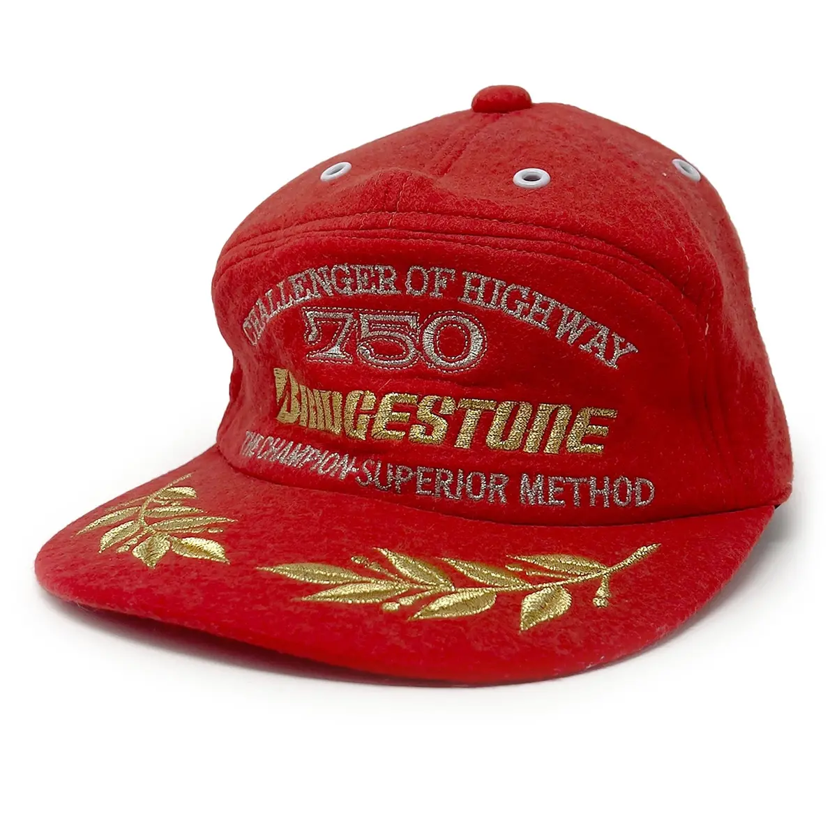 Vintage Jdm Showa Bridgestone Challenger Of The Highway 750 Racing Hat 1