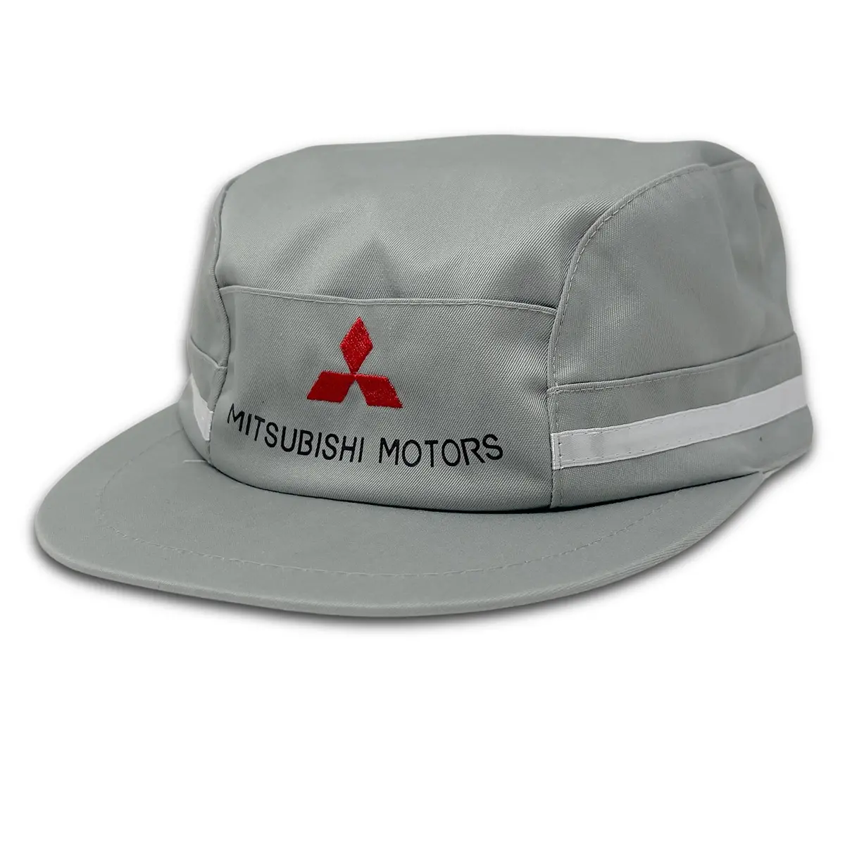 Vintage Showa Era Deadstock Jdm Mitsubishi Motors Japan Mechanic Hat Grey 1