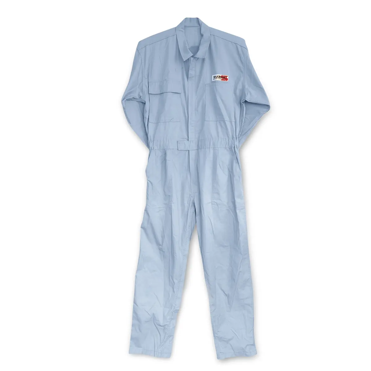 Vintage Showa Era Jdm Japan Suzuki Jumpsuit Coveralls Tsunagi Light Blue 1