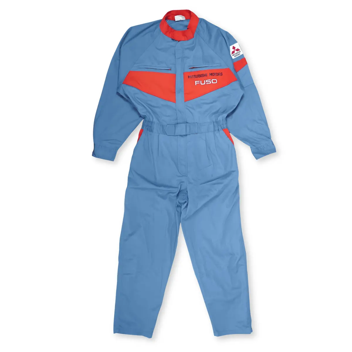 Vintage Showa Jdm Mitsubishi Heavy Industries Fuso Coveralls Tsunagi Blue 1