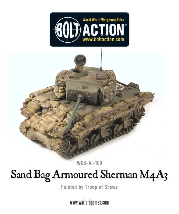 Sandbag Armoured Sherman M4a3 (Pack) 1