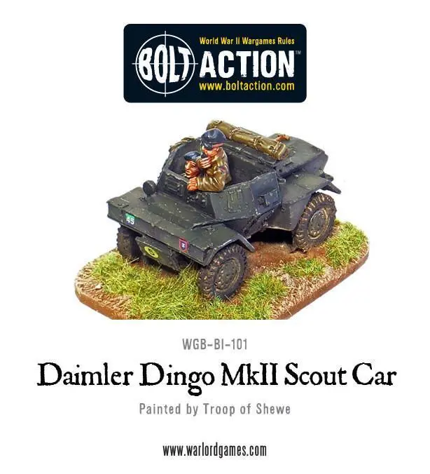 British Daimler Dingo Mkii Scout Car (Pack) 1
