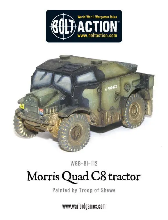 British Morris Quad C8 Tractor (Pack) 1