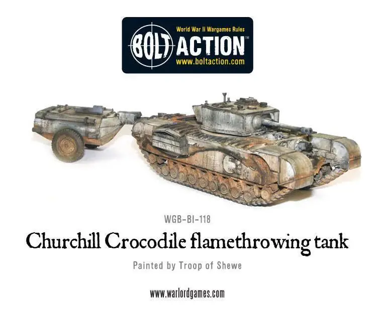 Churchill Crocodile Flamethrowing Tank (Bundle Pack) 1
