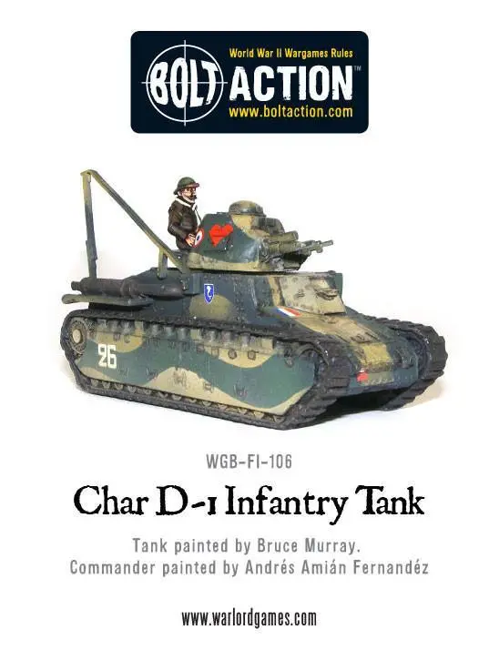 Char D-1 Infantry Tank (Pack) 1