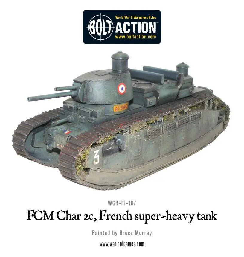 Fcm Char 2C Super-Heavy Tank (Pack) 1
