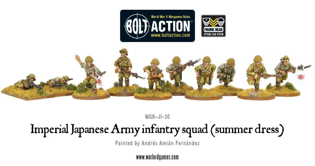 Imperial Japanese Army Infantry Squad (Summer Dress) (Blister) 1