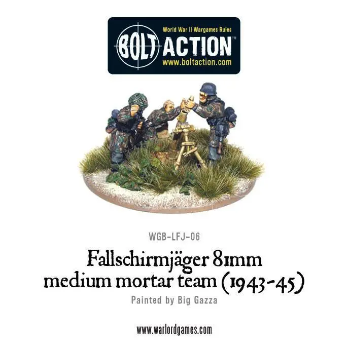 Fallschirmjager 81Mm Medium Mortar Team (1943-45) (Blister) 1
