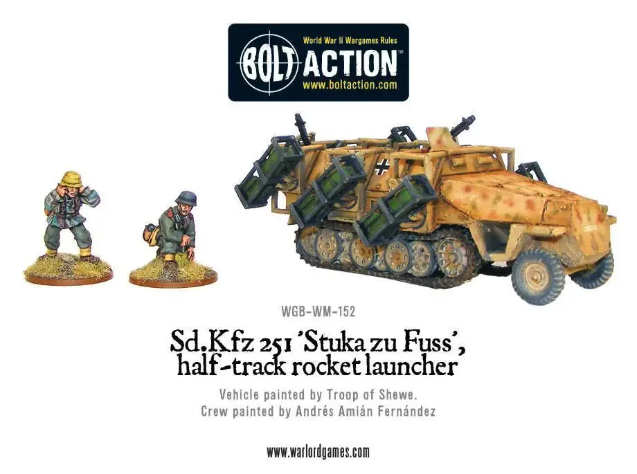 Sd.Kfz 251 'Stuka Zu Fuss', Halftrack Rocket Launcher (Pack) 1