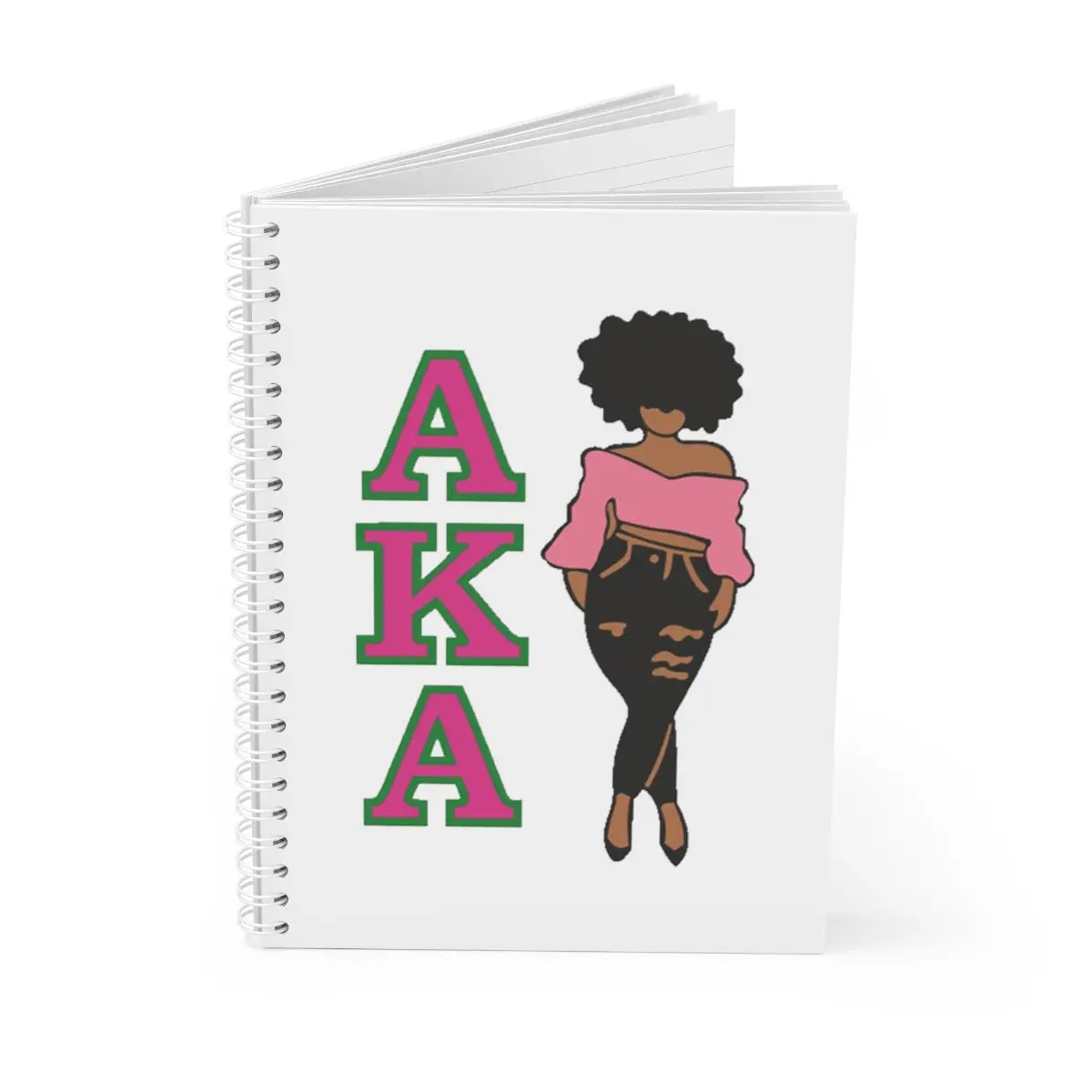Alpha Kappa Alpha (Aka) Spiral Notebook 1