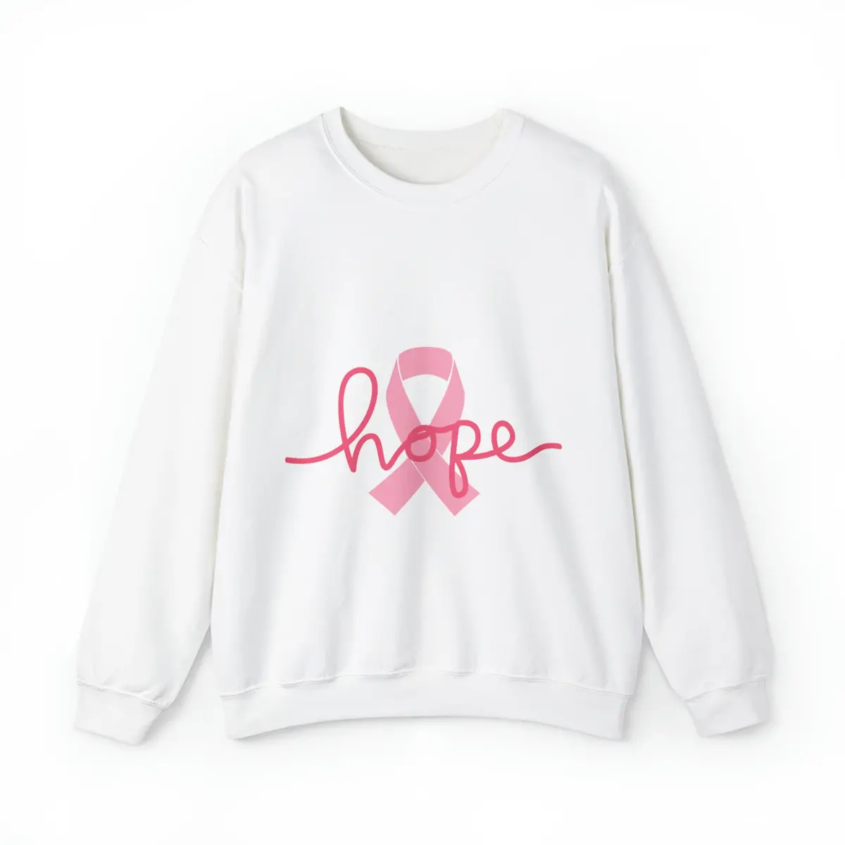 Breast Cancer Awareness Hope Unisex Heavy Blend™ Crewneck Sweatshirt 1