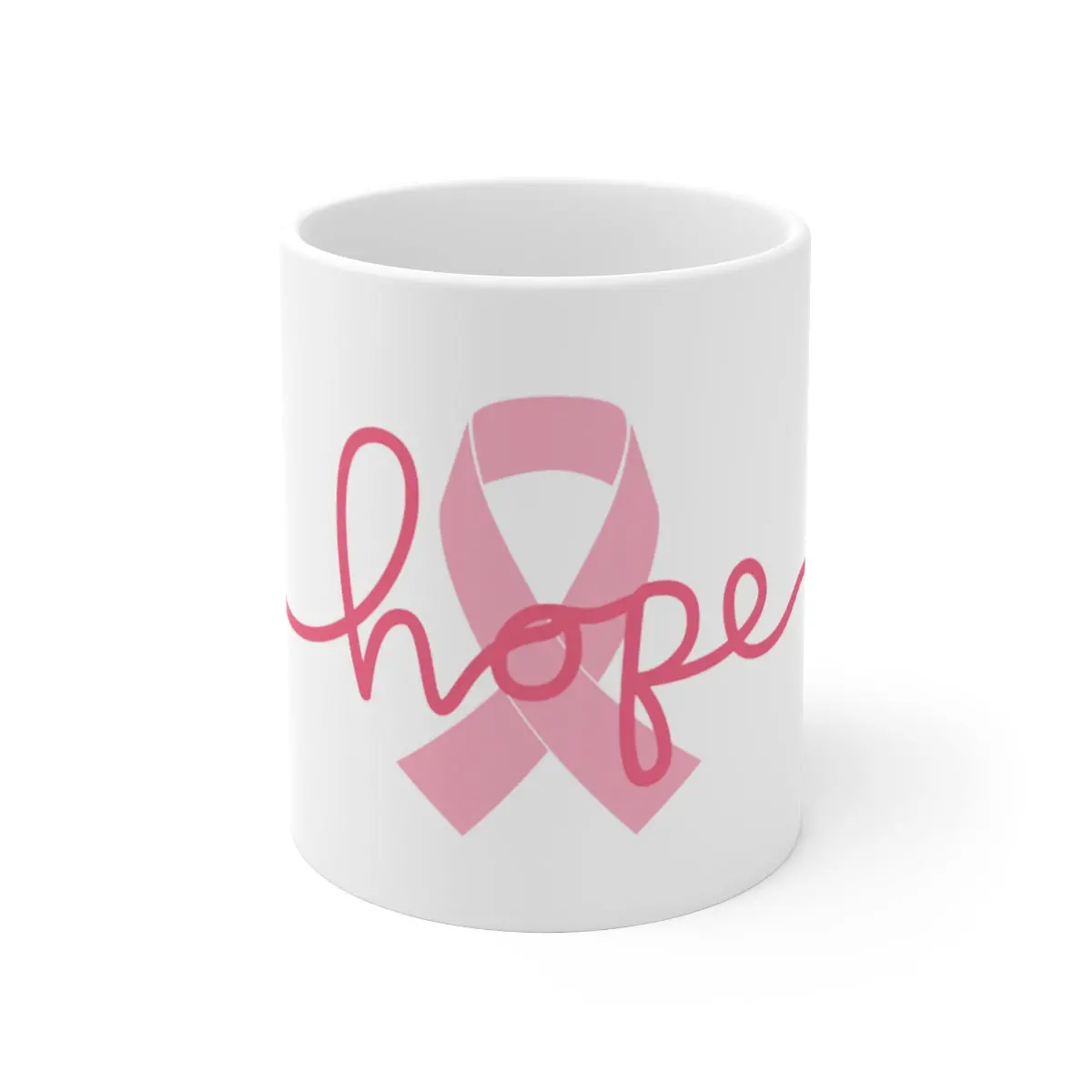 Breast Cancer Awareness Hope Ceramic Mug 11Oz 1
