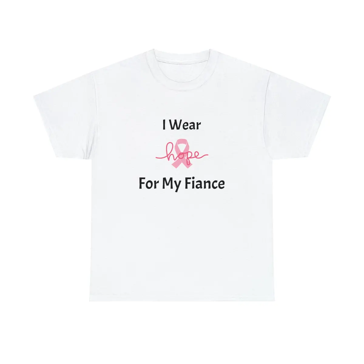Breast Cancer Awareness Hope Unisex Heavy Cotton Tee 1
