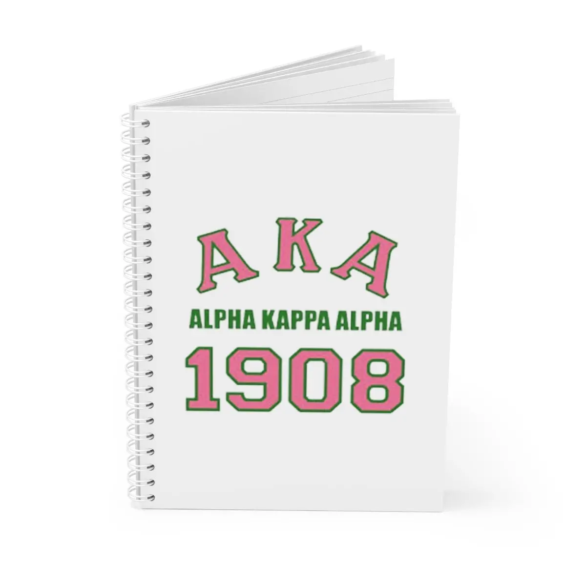 Alpha Kappa Alpha (Aka) Spiral Notebook 1