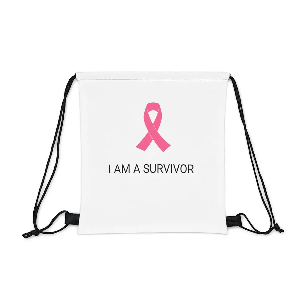 Breast Cancer Awareness Drawstring Bag 1